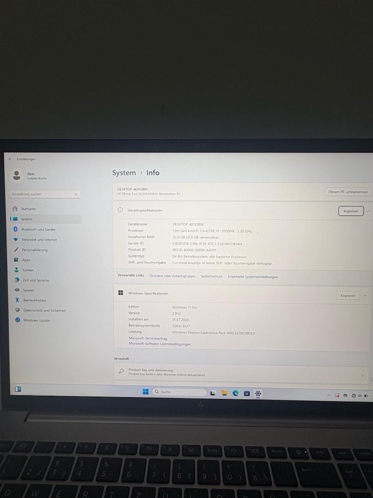 Temiz HP Business Laptop + Orijinal Şarj Aleti (Sorunsuz) - 8