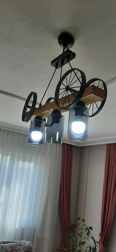 üçlü tekerlekli avize - 5