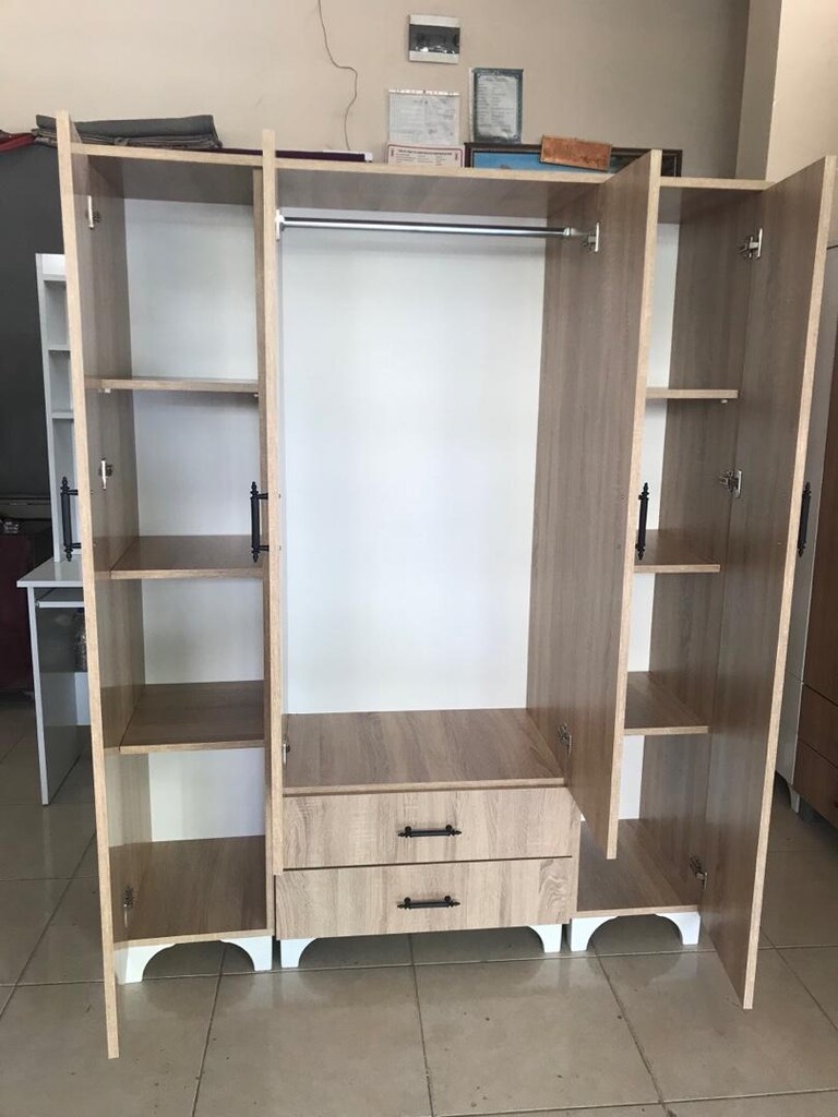 4 kapaklı elbise dolabı sıfır ürün - 3