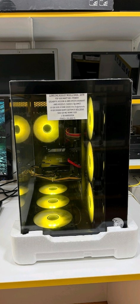 RYZEN 5 5600X 16 GB RAM 8 GB RTX 3050 BİLGİSAYAR KASASI - 2
