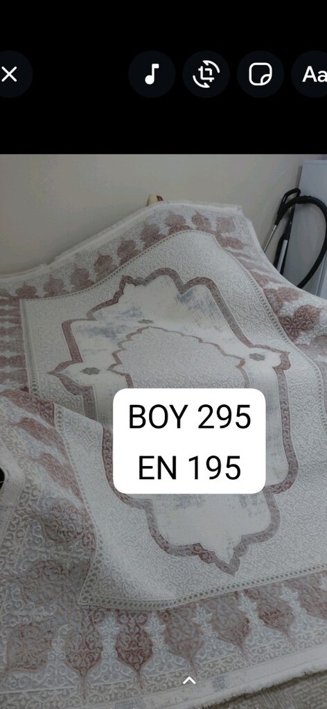 salon daban halısı 295/195. sıfır - 5