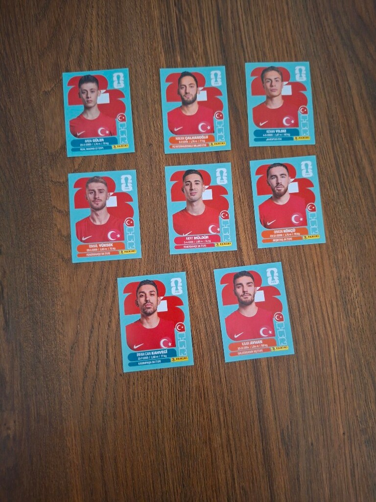 panini dünya kupası türk oyuncular. - 2