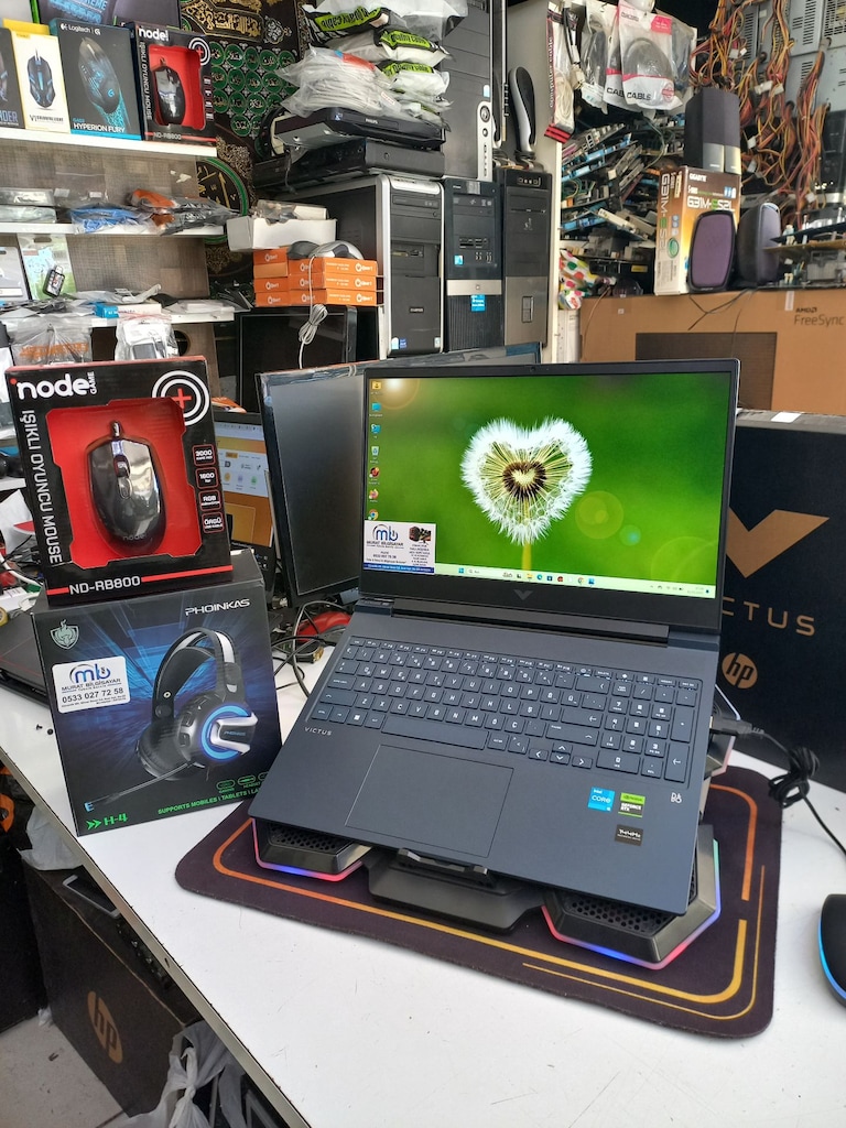 HATASIZ!!!HP VİCTUS İ5 13 NESİL 16 GB RAM 512 GB SSD M2 RTX 4050 - 20