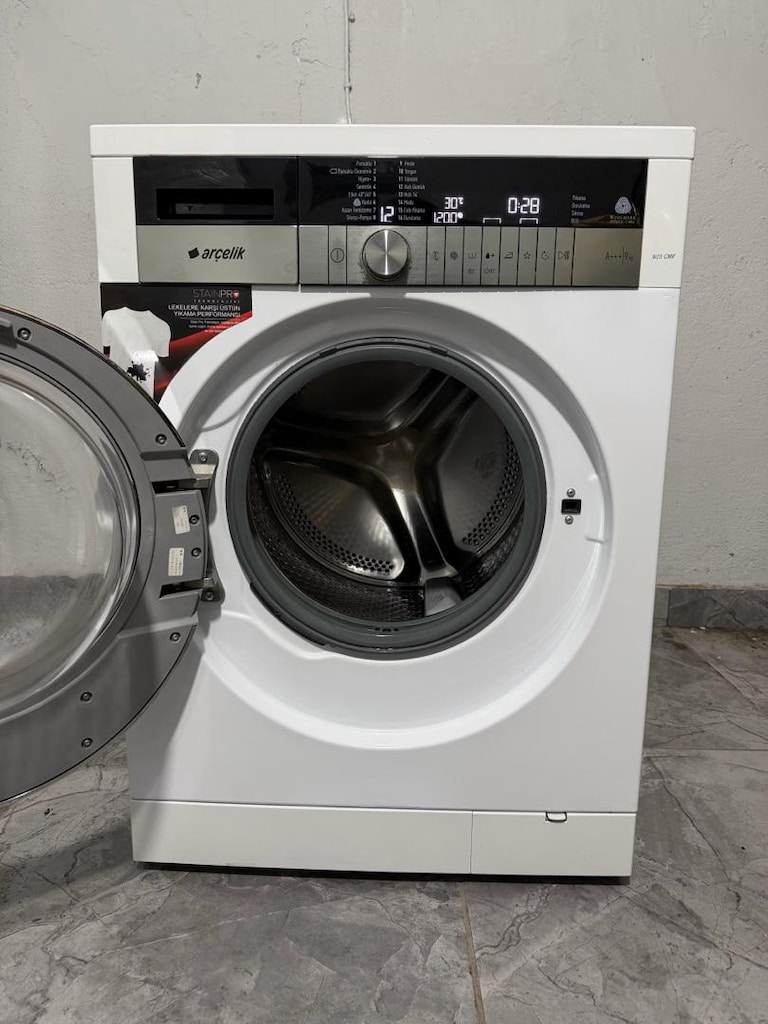 Arçelik 9 kg 1200 devir çamaşır makinası tertemiz - 4