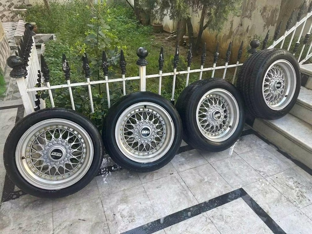 SPORT BBS RS 2 ÇELİKJANT lastik1.adt 1.Adt Michelin petlas 215.55.16 - 2