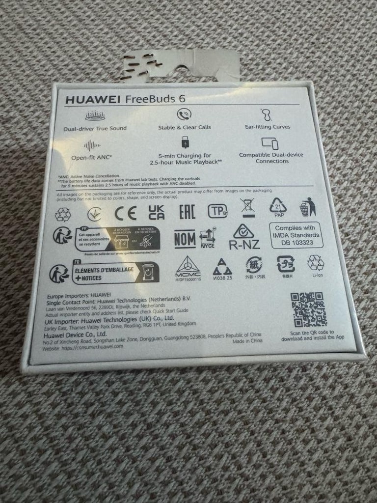 Huawei FreeBuds 6 orijinal Bluetooth kulaklık - 2