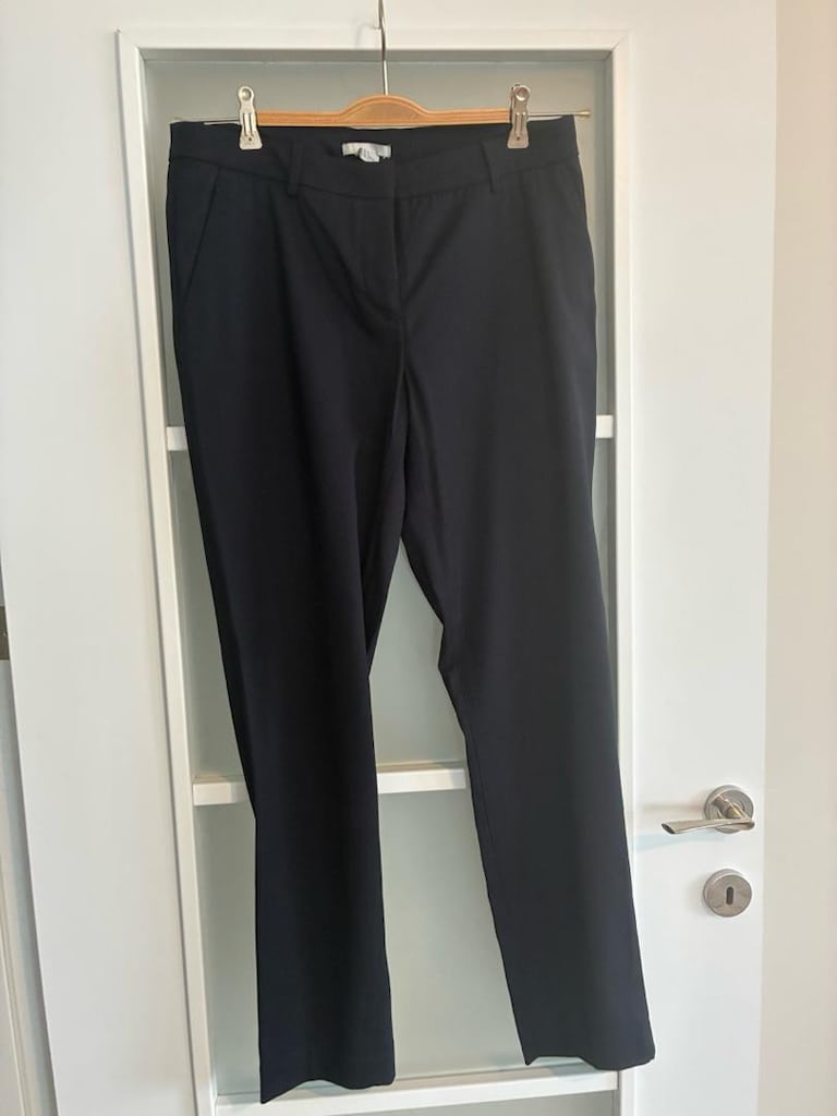 H&M lacivert pantolon - 3