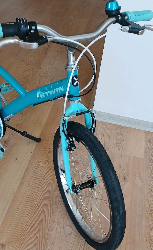 Btwin çocuk bisikleti 20 jant Decathlon YENİ GİBİ Ön Sepetli - 11