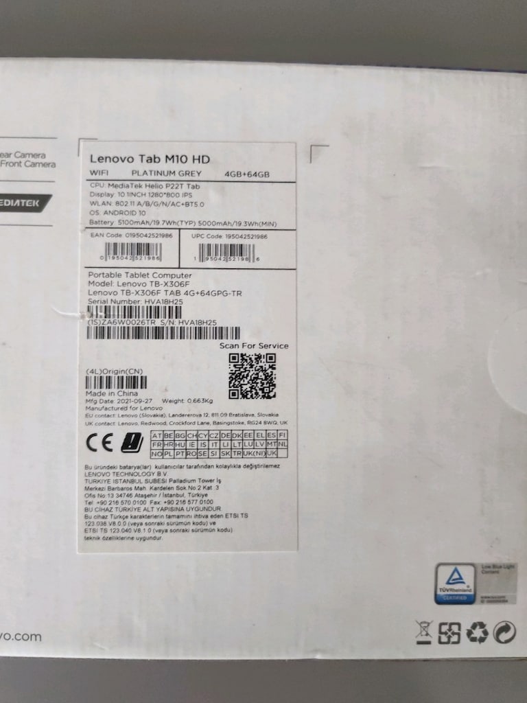 lenovo tablet kutusu mevcut - 2