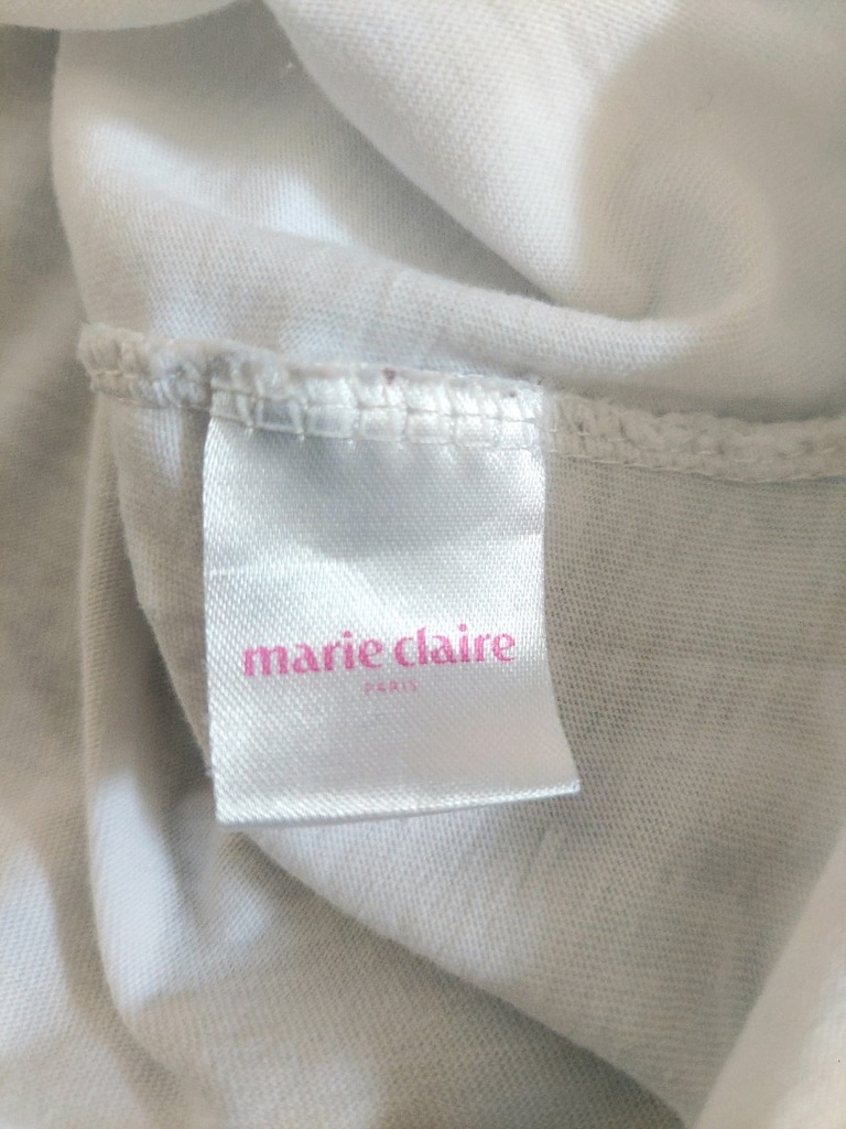 Marie claire kız çocuk yazı desen tshirt - 8