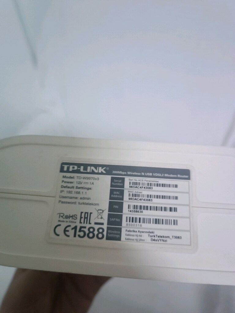 modem türk Telekom VDSL destekli sağlam temiz - 6