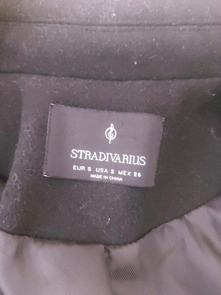 STRADİVARİUS S beden KAŞE KABAN - 5