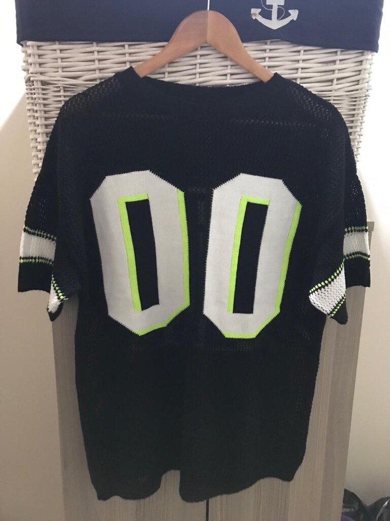 t shirt örme dokuma delikli l beden