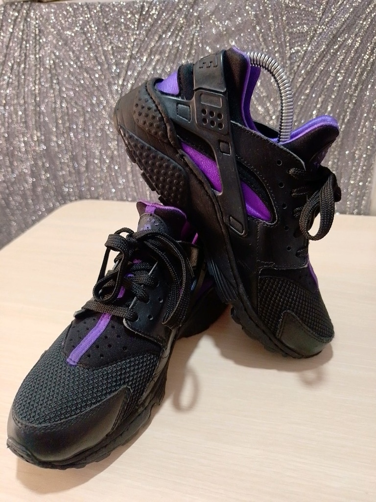 Orijinal Nike Siyah Mor Ayakkabı - 5