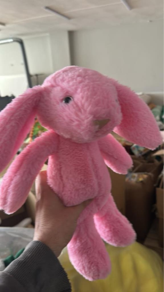 TOPTAN UYKU ARKADAŞI PELUŞ TAVŞAN 34cm - 2