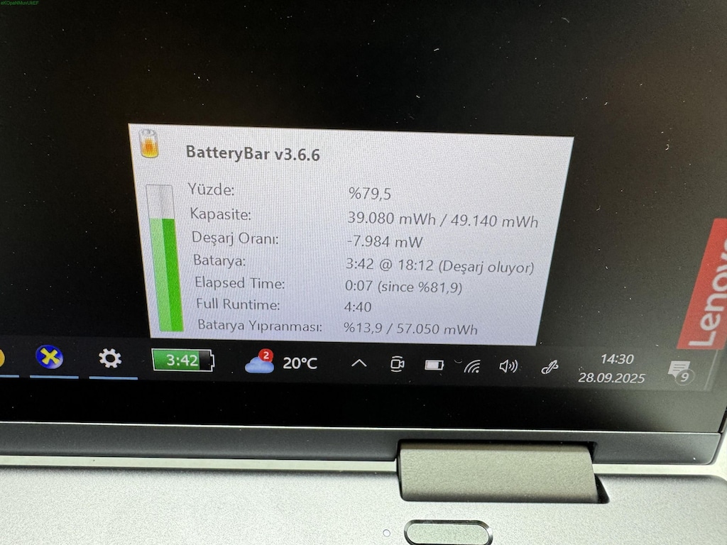 THİNKPAD X1 YOGA İ7 11. NESİL 16 GB RAM 512 NVME DOKUNMATİK - 4