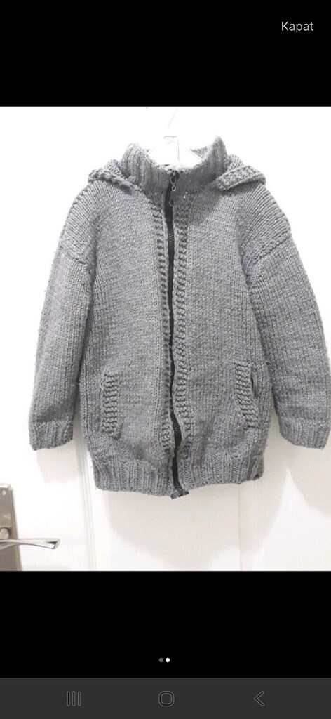 unisex kapüşonlu kazak