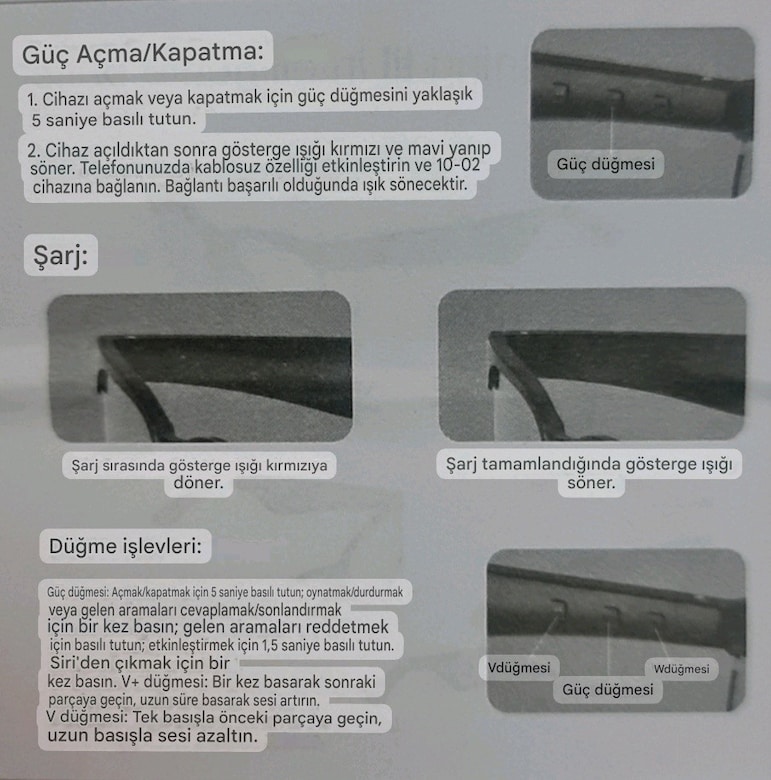 Ankrıyul şarjlı sesli akıllı güneş gözlüğü. Ünisex. Sıfır kutusunda. - 3