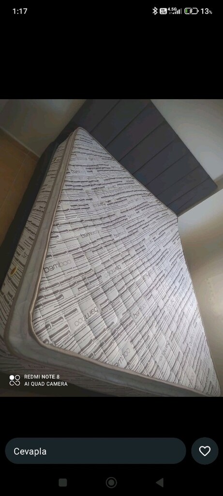 160/200 cm'lik baza Başlık petli yatak takım sandıklı baza - 2