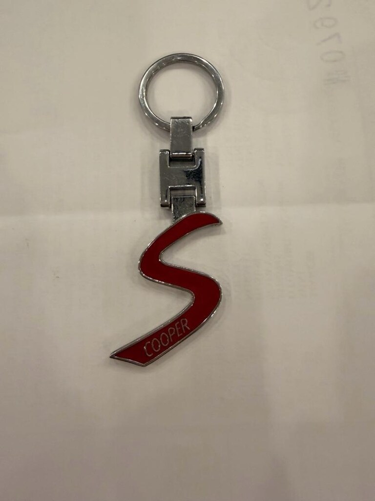 mini cooper S logolu metal anahtarlık - 4