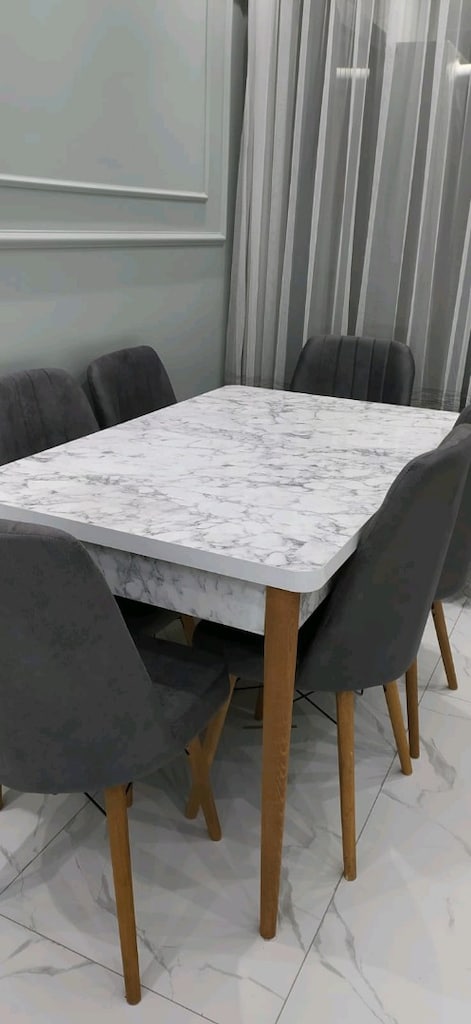 masa 6 adet sandalye - 2