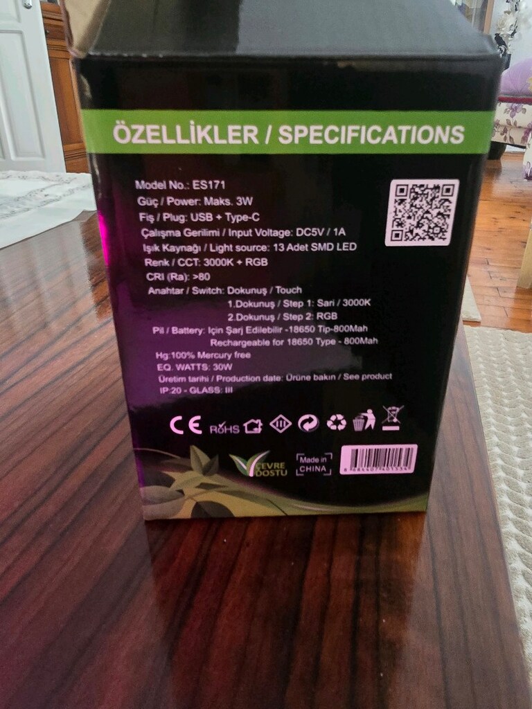 led şarj lı özel tasarım aydınlatma - 10