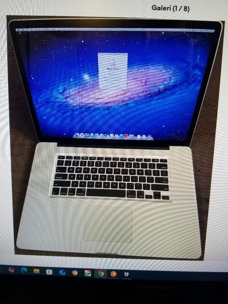 Apple Macbook Pro A1297/ 17" Seri LCD COVER EKRAN TÜM PARÇALAR Arızalı - 2