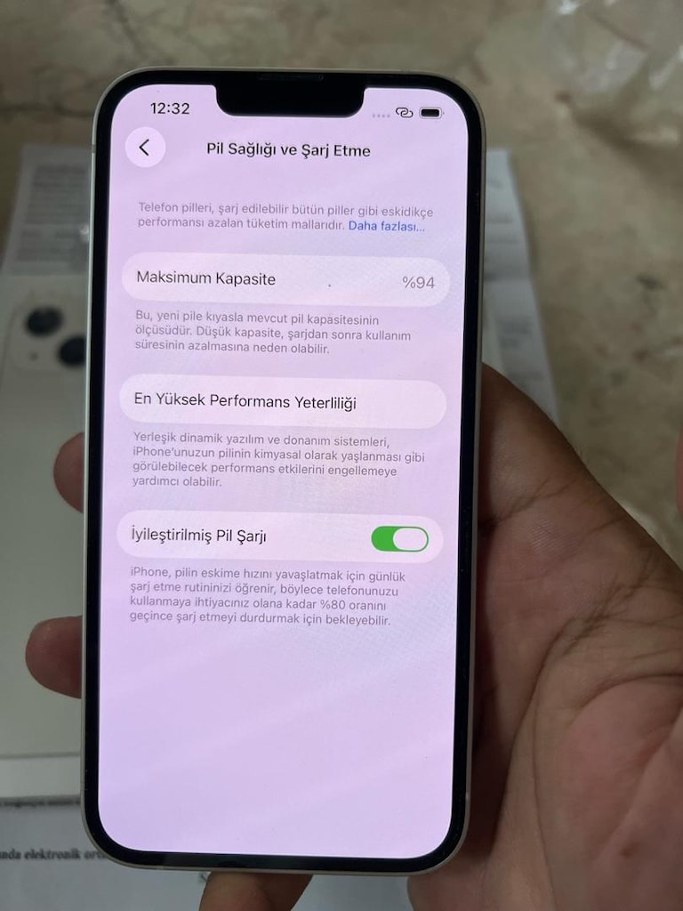 Yurtiçi 13 512 gb yurtiçi kutu faturalı tertemiz - 6