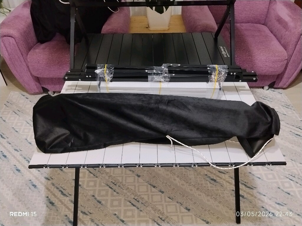 KAMP MASASI 60X100X62 3 PARÇA KOLAY KURULUM YENİ ÜRÜN SIFIR STOKLARDA - 7