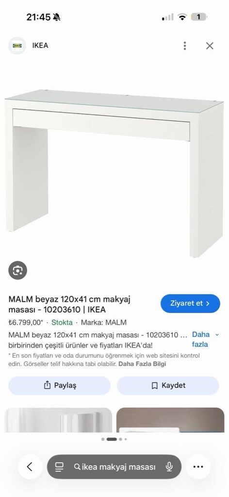 İkea Makyaj Masası - 4