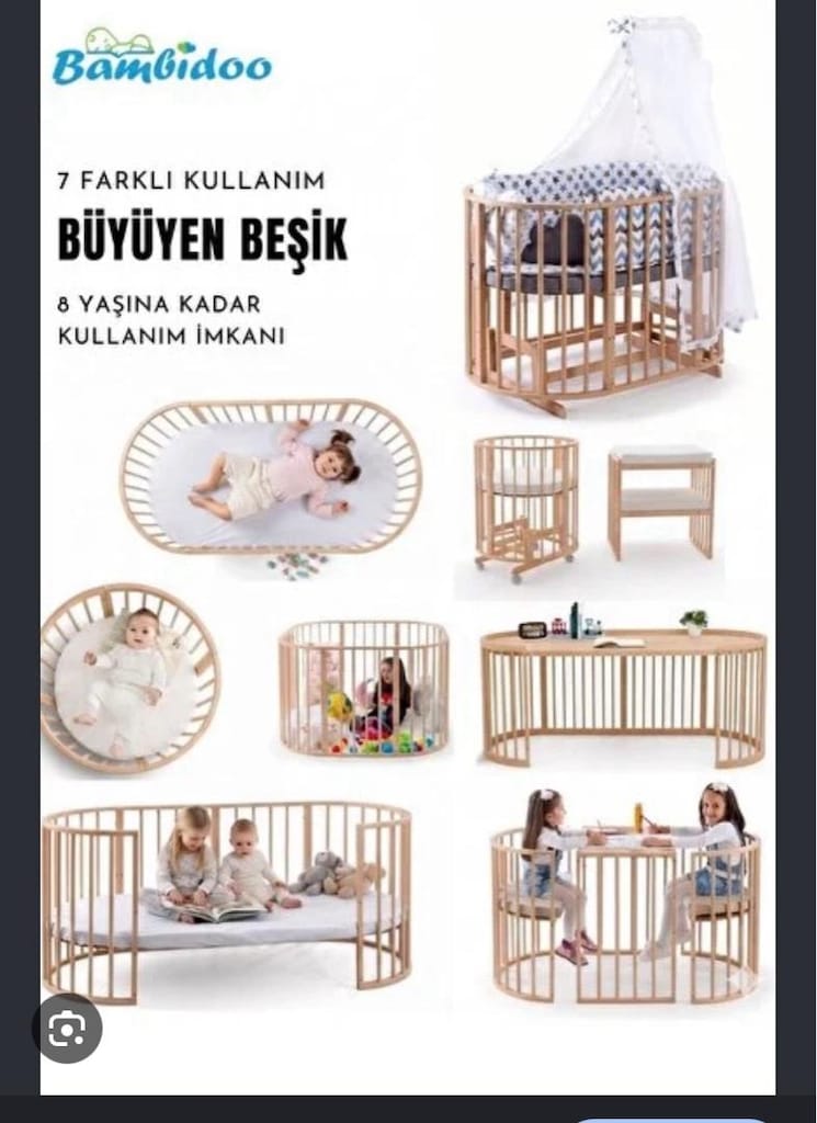 Bamgidoo ahşap sallanan beşik - 4