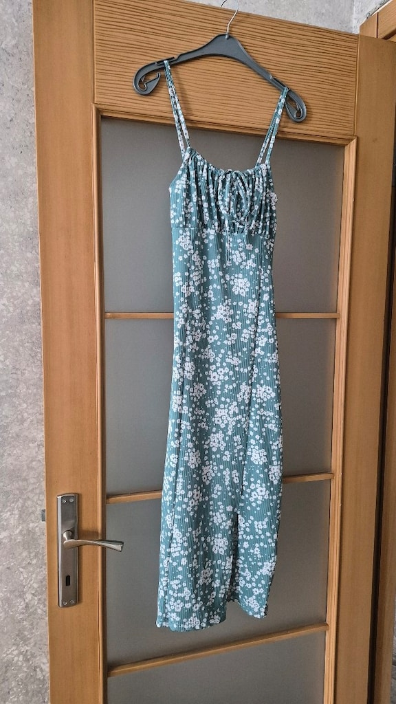 ince askılı elbise - 2