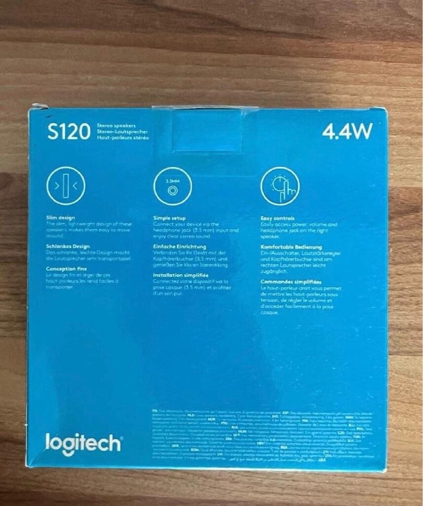 logitech s120 4.4w stero hoparlör - 2