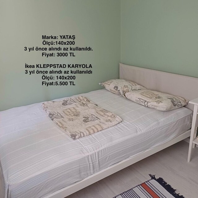 İkea Karyola+ Yataş Yatak