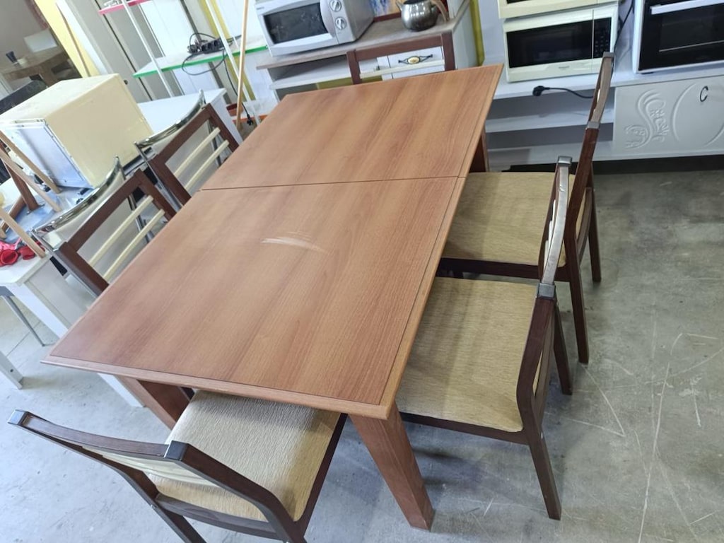 sıfır masa 6 sandalye - 6