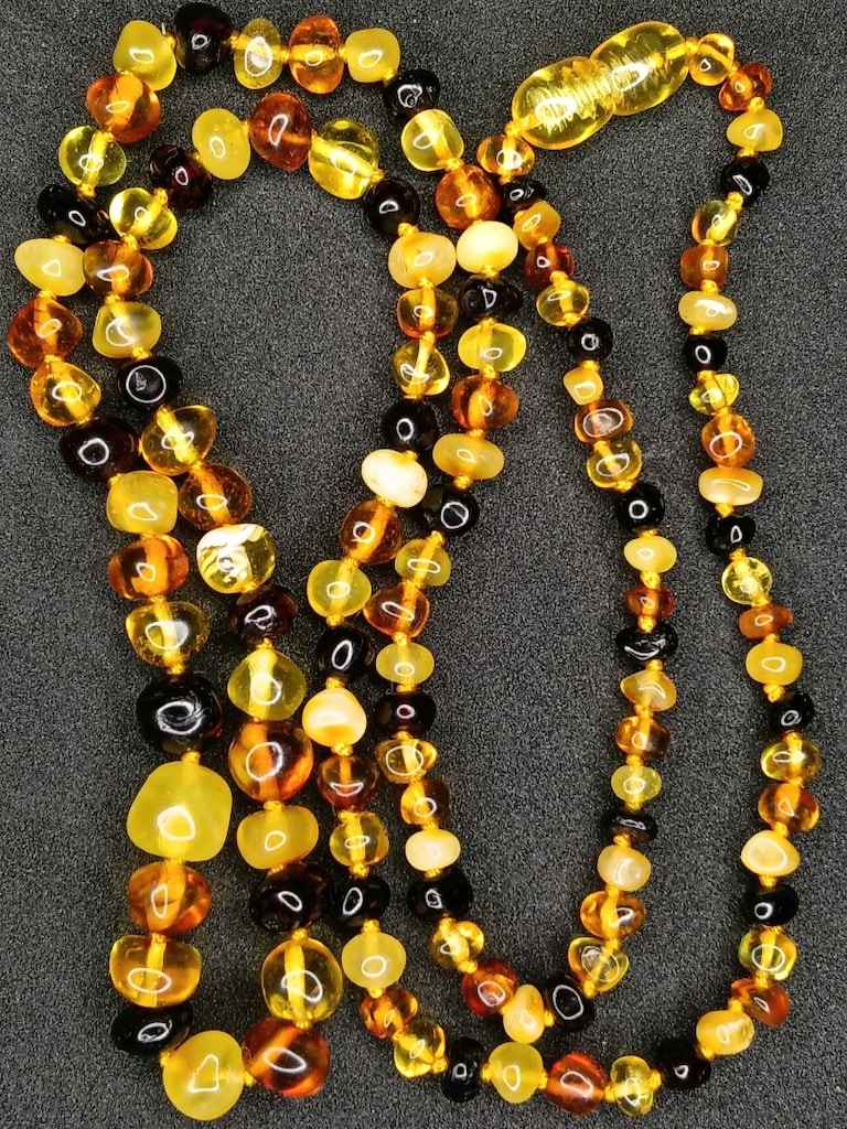 Doğal Kaya Damla Kehribar Kolye 9-10 gr. Aralığında - 2