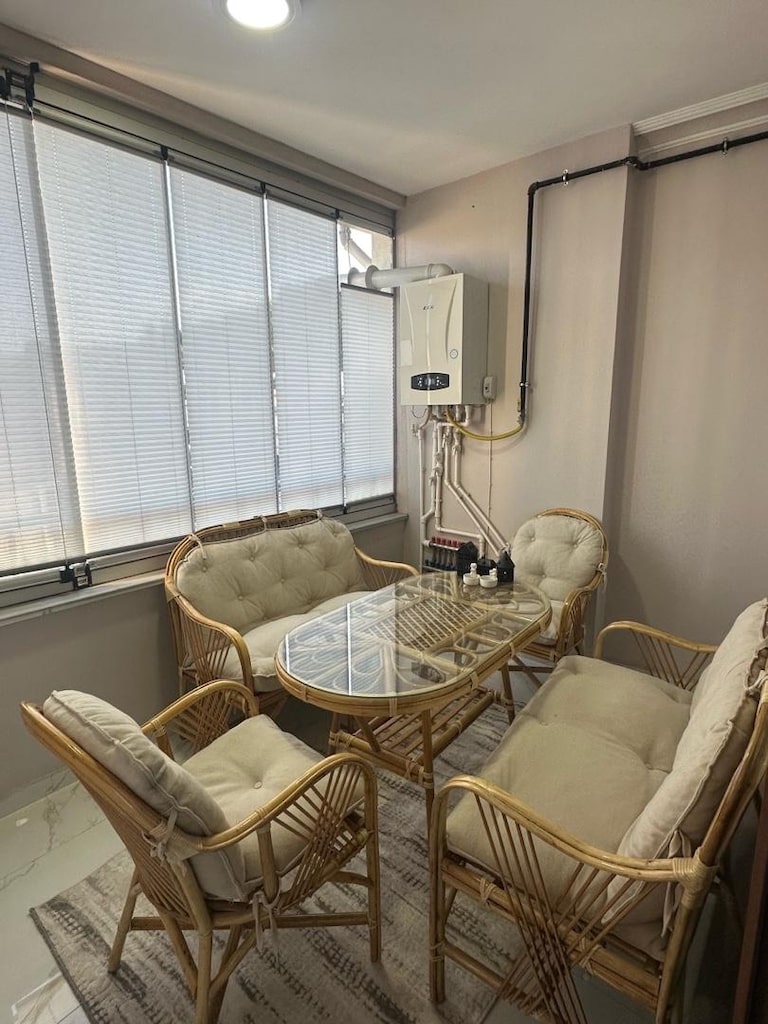 Sıfır Ayarında Bambu Balkon Takımı