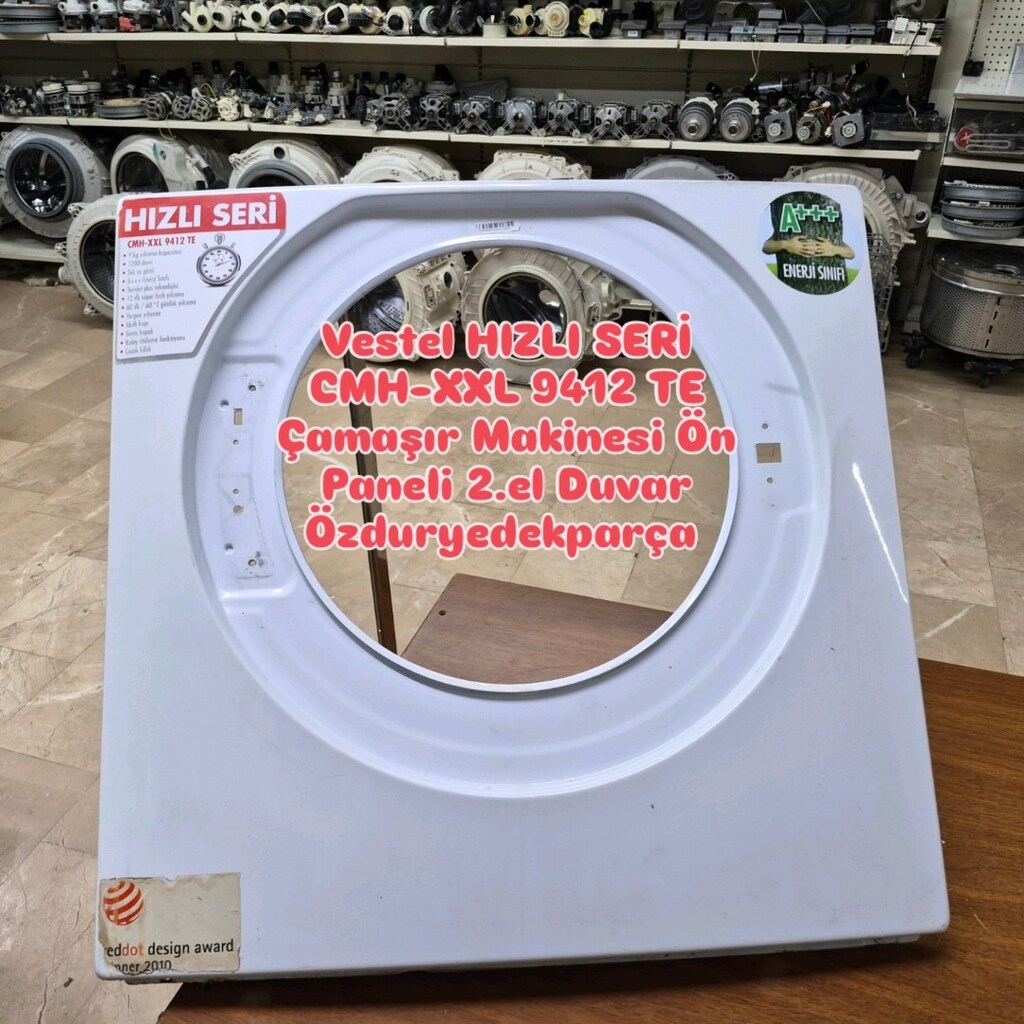Vestel HIZLI SERİ CMH-XXL 9412 TE Çamaşır Makinesi Ön Paneli 2.el Duva - 4