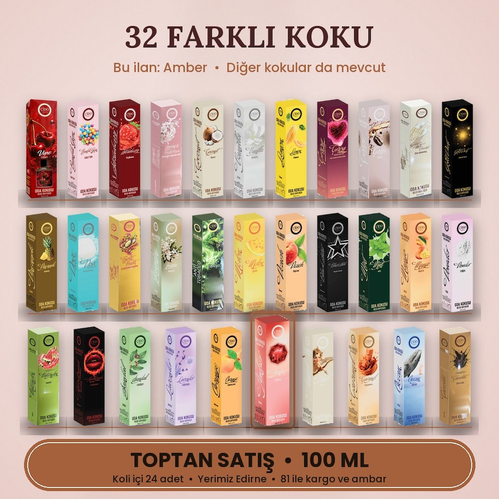 ÇİDO MİRİS ODA KOKUSU 100ML AMBER ORİJİNAL - 3