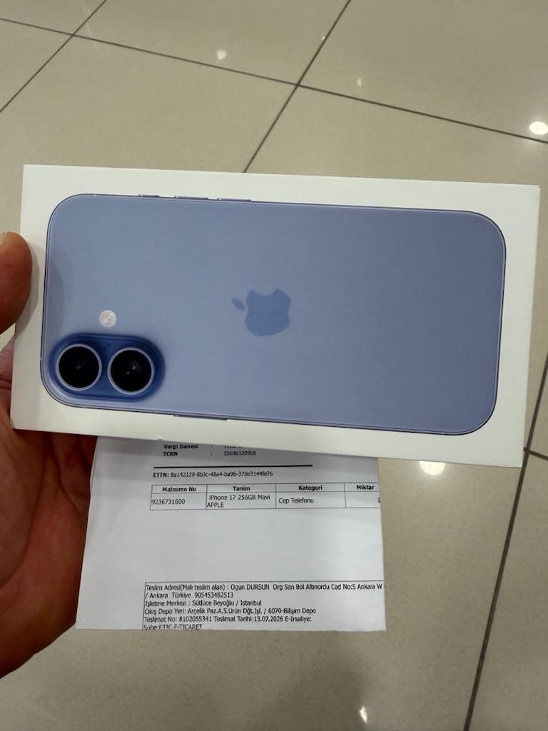 ACİİİLL iPhone 17 256 GB MAVİ - 3