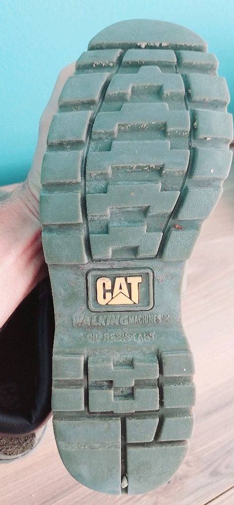 Orijinal CAT (Caterpillar) Haki / Yeşil Süet Deri Bot - 9