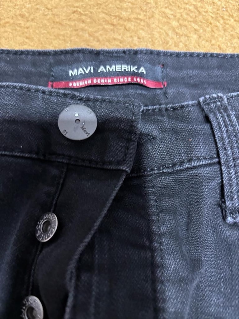 Siyah Renk Mavi Jeans - 3