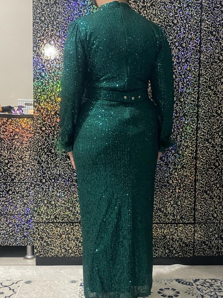 sıfır ayarında abiye elbise (xl) - 3