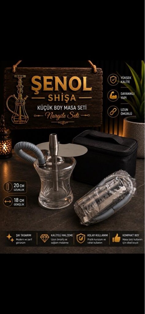 Nargile küçük masa seti - 2