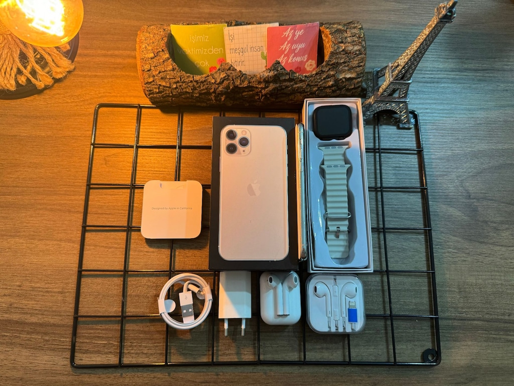 FULL AKSESUARLI 256 GB İPHONE 11 PRO WHİTE - 6