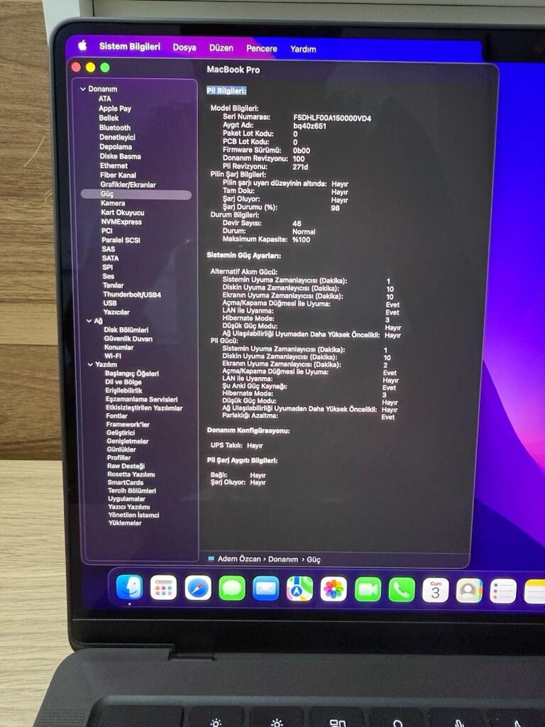 MacBook Pro / M5 / 14 inç / 16 GB Ram / 512 GB Ssd - 3