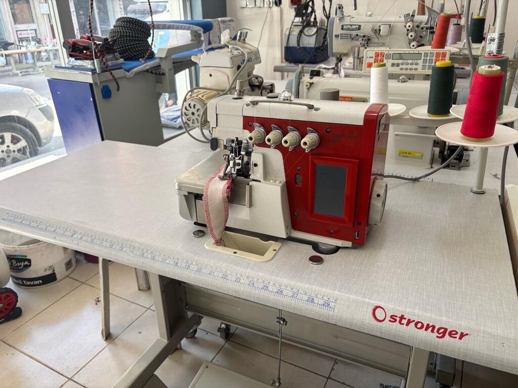 Stronger 4 iplik elektrikli iplik kesmeli overlok makinası - 2