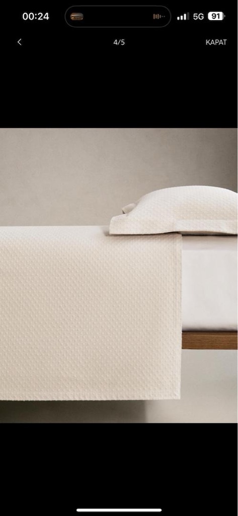 Zara home yatak örtüsü - 4