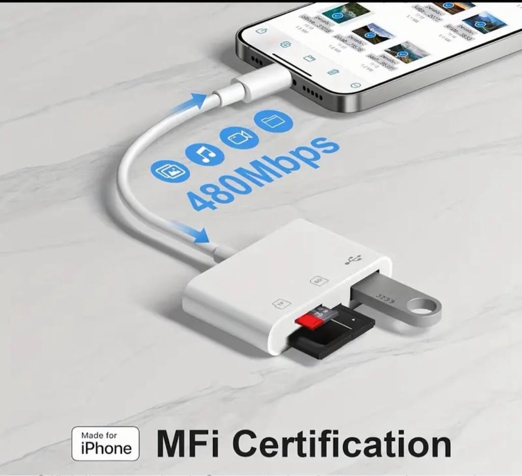 iPhone için ssd kart usb okuyucu - 4