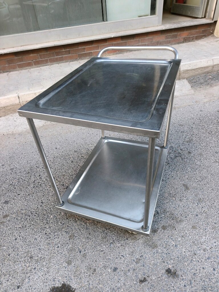 krom servis arabası - 14